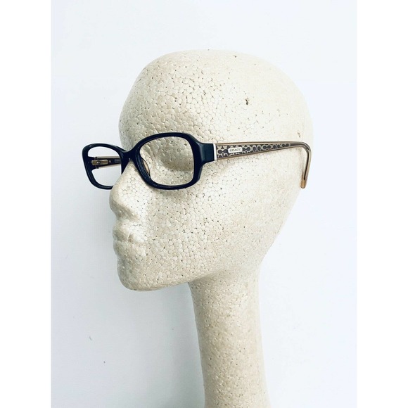 Coach Brown Rectangular Frame Glasses - Picture 10 of 12